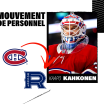 Kaapo Kahkonen cédé au Rocket de Laval
