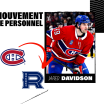 Jared Davidson cédé au Rocket de Laval