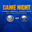 Game Night | Sabres vs. Islanders