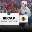 Vancouver Canucks Chicago Blackhawks game recap October 22