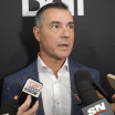 Staios talks to media before Sens travel to Florida