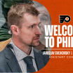 FLYERS NAME JAROSLAV SVEJKOVSKY & JAY VARADY ASSISTANT COACHES