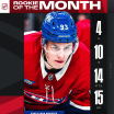 Ivan Demidov named NHL rookie of the month for December 2025