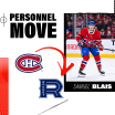 Samuel Blais assigned to Laval Rocket