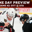Senators begin second half of season with visit to Utah