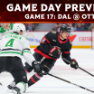 Sens look to continue rolling on homestand