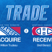 Rangers Acquire William Trudeau in Exchange for Brett Berard