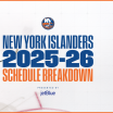 Breaking Down the Islanders 2025-26 Regular Season Schedule