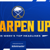 buffalo sabres sharpen up this weeks top headlines february 20 2024 dads trip youth hockey day choose love night amerks update devon levi