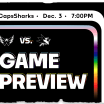 Caps Stop Home to Host Sharks