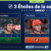 Rossi, Terry et Kuemper sont les trois étoiles de la semaine