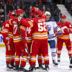 Flames Score 12 Goals In Split-Squad Wins Over Oilers