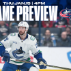 Canucks Conclude Season-Long Road Trip with Clash in Columbus