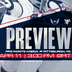 Caps, Pens Open Weekend Set in Pittsburgh