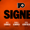 PHILADELPHIA FLYERS AGREE TO TERMS WITH FOUR PLAYERS