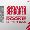 Berggren named Rookie of the Year by Detroit Sports Media Association