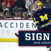 blue jackets sign forward josh eernisse entry level contract