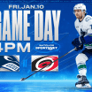 Game Notes: Canucks at Hurricanes