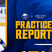 buffalo sabres practice updates zach benson