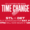 Red Wings announce updated start time for game on Feb. 24