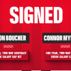 RELEASE: Blackhawks Sign Dillon Boucher and Connor Mylymok to Two-Way Contracts