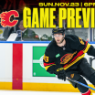 Canucks Host Flames in All-Canadian Matchup on Sunday Night