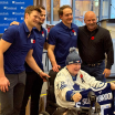 Maple Leafs visit Sunnybrook Veterans Centre