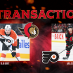 Senators acquire defenceman Dennis Gilbert from Philadelphia