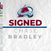 Avalanche Signs Chase Bradley