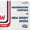 Caps Take to Road to Face Devils