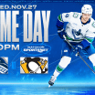 Game Notes: Canucks at Penguins