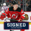 blue jackets sign defenseman colton white two year contract