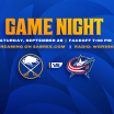 how to watch buffalo sabres columbus blue jackets preseason september 28 2024