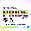 NHL NHLPA ja seurat juhlistavat Pridea