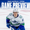 Canucks Continue California Trip with Saturday Night Showdown Against Sharks 
