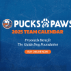 Islanders, Guide Dog Foundation Unleash 2025 Pups and Paws Calendar