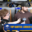 buffalo sabres locker cleanout day 1 interviews top quotes 