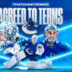CANUCKS AGREE TO TERMS WITH THATCHER DEMKO ON A THREE-YEAR CONTRACT EXTENSION 