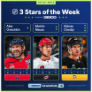 Ovechkin Necas Crosby named NHL 3 Stars of Week November 4