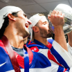 Walking Together Forever As Champions-matty-beniers-joey-daccord-jeff-camelio-ft