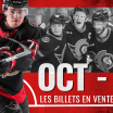 Les billets pour les matchs de saison régulière d’octobre à décembre maintenant en vent