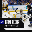 Recap: Tampa Bay Lightning 3, Boston Bruins 1