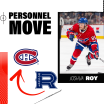 Joshua Roy recalled from Laval Rocket