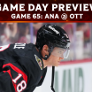 Sens set for matinee with Ducks