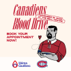 The 44th Canadiens Blood Drive will take place on November 19