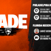 FLYERS ACQUIRE TWO DRAFT PICKS FROM FLORIDA IN EXCHANGE FOR FORWARD GARNET HATHAWAY AND 2026 SIXTH-ROUND PICK 
