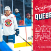 POSTCARD: Samoskevich excited for preseason debut in Quebec