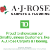 AJ Rose Carpets & Flooring Selected for TD Small Business Takeover at TD Garden During March 10 Bruins Game