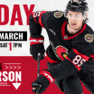 Sens Set-up: Sanderson Bobblehead vs San Jose Sharks