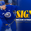 buffalo sabres sign prospect maxim strbak